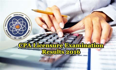 CPA Examination Results October 2016: Complete .